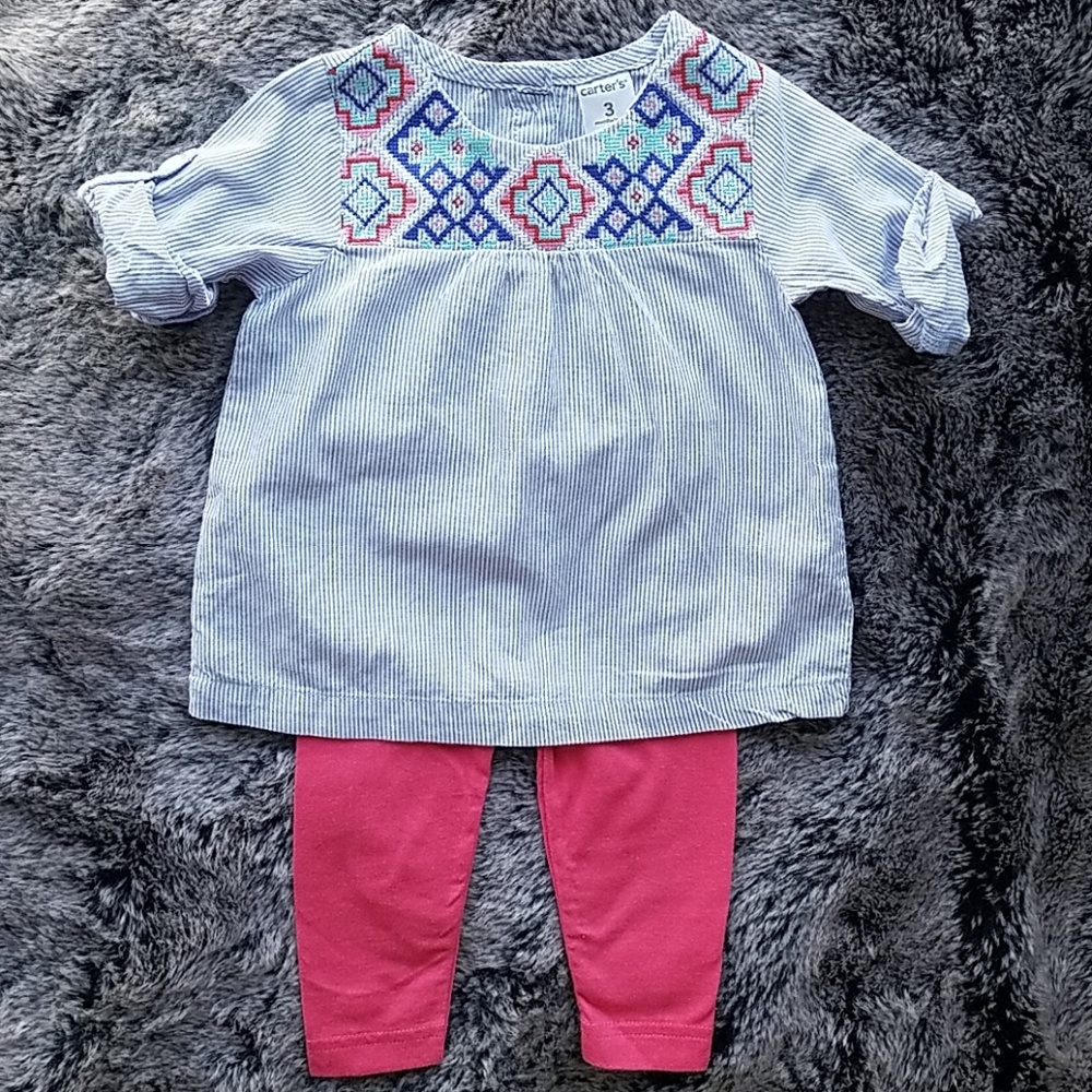 Carter's Aztec print 2 piece set